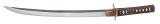 "Shin-Shinto Wakizashi with Full Mounts and Kozuka, Dated Ansei 2 (1855) (SW1981)" - 6 of 11