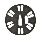 "Authentic Japanese Tsuba (MGJ1087)" - 1 of 2