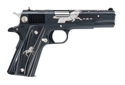 "(SN: GV086191) SK Customs Colt Government ""Solo Lobo"" 1911 Pistol .38 Super (L2025-10041) NEW"