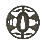 "Authentic Japanese Tsuba (MGJ1082)" - 1 of 2