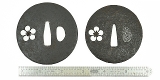 "Iron Dai-Sho Tsuba (MGJ297)" - 1 of 6