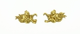 "Pair of Gold Menuki (MGJ282)" - 1 of 5