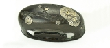 "Fuchi Kashira silver blossoms (MGJ74)" - 5 of 7