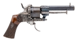 "Beautiful Belgian Pinfire Revolver (50969)" - 2 of 6