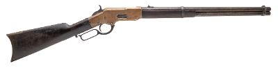 "Early Winchester 1866 Saddle Ring Carbine Flatside (51336)"