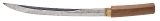 "Shinto/Shin-Shinto Wakizashi with Naginata-Naoshi Style Blade in Shira Saya (SW1922)" - 4 of 6