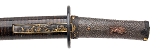 "Japanese Koto Tanto by Kanekuni with Samurai-Themed Koshirae (SW1983)" - 6 of 13