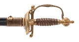 "Spanish Officer’s Smallsword – Blue & Gilt Blade with Royalist Motto (SW1989)" - 6 of 11