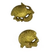 "Authentic Antique Japanese Menuki (MGJ1145)" - 1 of 2