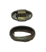 "Authentic antique Japanese Kinko Fuchi Kashira (MGJ934)" - 4 of 4