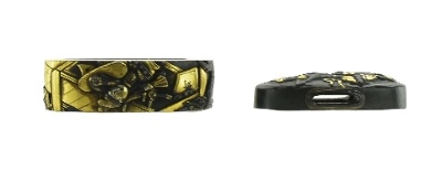 "Authentic Antique Japanese Kinko Fuchi Kashira (MGJ937)"