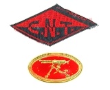 "Rare Spanish Civil War Anarchist Trade Union Patch and Hotchkiss Machine Gunner Badge (MM1007)" - 1 of 1