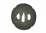 "Iron Tsuba Tree Motif. Signed: Toshi Yuki (MGJ41)" - 2 of 3