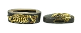 "Fuchi Kashira with Wasps tending their nest (MGJ75)" - 4 of 8