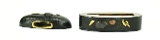 "Fuchi Kashira Shakudo Ishime Seashell Motif (MGJ60)" - 2 of 5