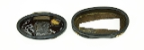 "Fuchi Kashira Flowers with gold highlights (MGJ63)" - 2 of 4