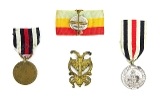 "Lot of Four Miscellaneous Imperial German Decorations (MM1054)" - 1 of 2