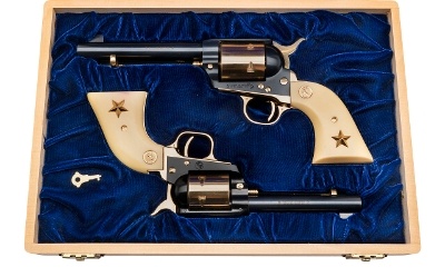 "COLT TEXAS ALAMO TWO-GUN COMMEMORATIVE SET .22/.45 (D2025-02426/7) DTX"