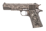 "Colt Government Kevin Johnson Engraved Texas Ranger 1911 Pistol .45 ACP (025-02144) DTX" - 2 of 8
