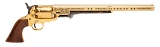 "PIETTA 1851 NAVY BRASS CARBINE HARTFORD MODEL ""FRISCO TEXAS"" COMMEMORATIVE PERCUSSION REVOLVER (49012) DTX" - 2 of 7