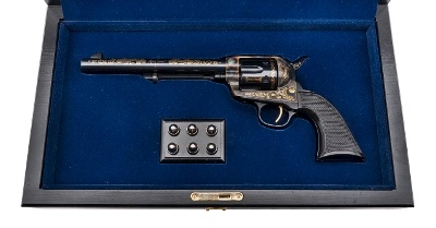 "MARTY STUART “THE GHOST" COMMEMORATIVE SINGLE ACTION ARMY .45 (D2025-02244) DTX"