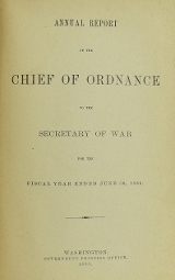"Book: “Report of the Chief of Ordnance 1888" (BK392)" - 2 of 3