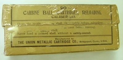 "45 Carbine Ball Cartridges, Reloading (BP665)"