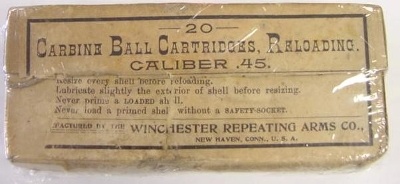 "45 Carbine Ball Cartridges, Reloading (BP424)"