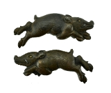 "Authentic Antique Japanese Menuki. (MGJ1078)" - 1 of 2