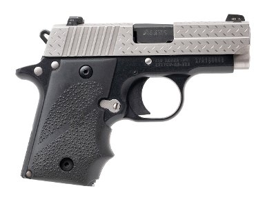 "Sig Sauer P238 Diamond Plate Pistol .380 ACP (L2025-12392)"