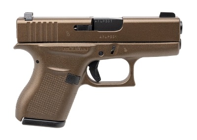 "Glock 43 Midnight Bronze Pistol 9mm (L2025-12594)"
