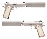 "Nighthawk Custom 1911 x SilencerCo Osprey 45K Summit Package .45 Auto (L2025-11235/6) (L2025-08951/2) Consignment"