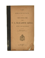 "Book: ""Description and Rules for the Management of the U.S. Magazine Rifle, Model of 1903, Caliber .30"" (BK385)" - 1 of 3