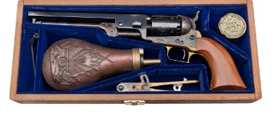"CASED COLT 2ND GEN 1851 NAVY PERCUSSION REVOLVER (57282)"