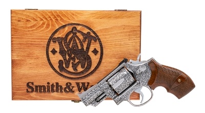 "SMITH & WESSON ENGRAVED MODEL 66-2 REVOLVER 357 MAGNUM (L2025-11167)"