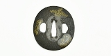 "Kinko Tsuba, Foliage and Birds (MGJ108)" - 1 of 2