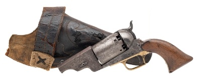 "Engraved C Company 146 Colt Walker Model 1847 Revolver (59947)"