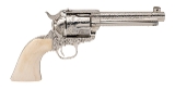 "Engraved Colt Single Action Army Flat Top (51242)" - 2 of 6