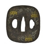 "Genuine Authentic Tsuba (MGJ1120)" - 1 of 2