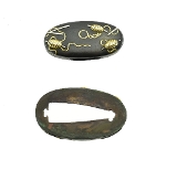 "Authentic antique Japanese Kinko Fuchi Kashira (MGJ925)" - 3 of 4