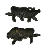 "Authentic antique Japanese Menuki(MGJ962)" - 2 of 2