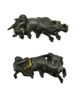 "Authentic antique Japanese Menuki(MGJ961)" - 1 of 2