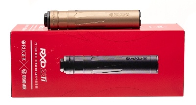 "(SN: 22TI-301665) Dead Air Ruger RXD 22Ti Burnt Bronze .22 Cal. Suppressor (L2025-14226) NEW"