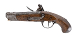 "French an 9 Gendarme Flintlock Pistol (AH6455) DTX" - 4 of 5