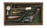 "Factory Cased and Engraved Adams revolver (AH5870)" - 1 of 12