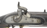 "Unusual English Percussion Musket with Attached Rest (AL5184)" - 2 of 20