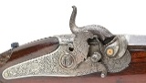"Beautiful Percussion Target Rifle Signed F.W. Moritz in Gold and Outlined in Silver (AL4287) DTX" - 3 of 17