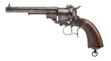 "Civil War Era Lefaucheux Model 1854 Pinfire Revolver (59949)" - 1 of 7