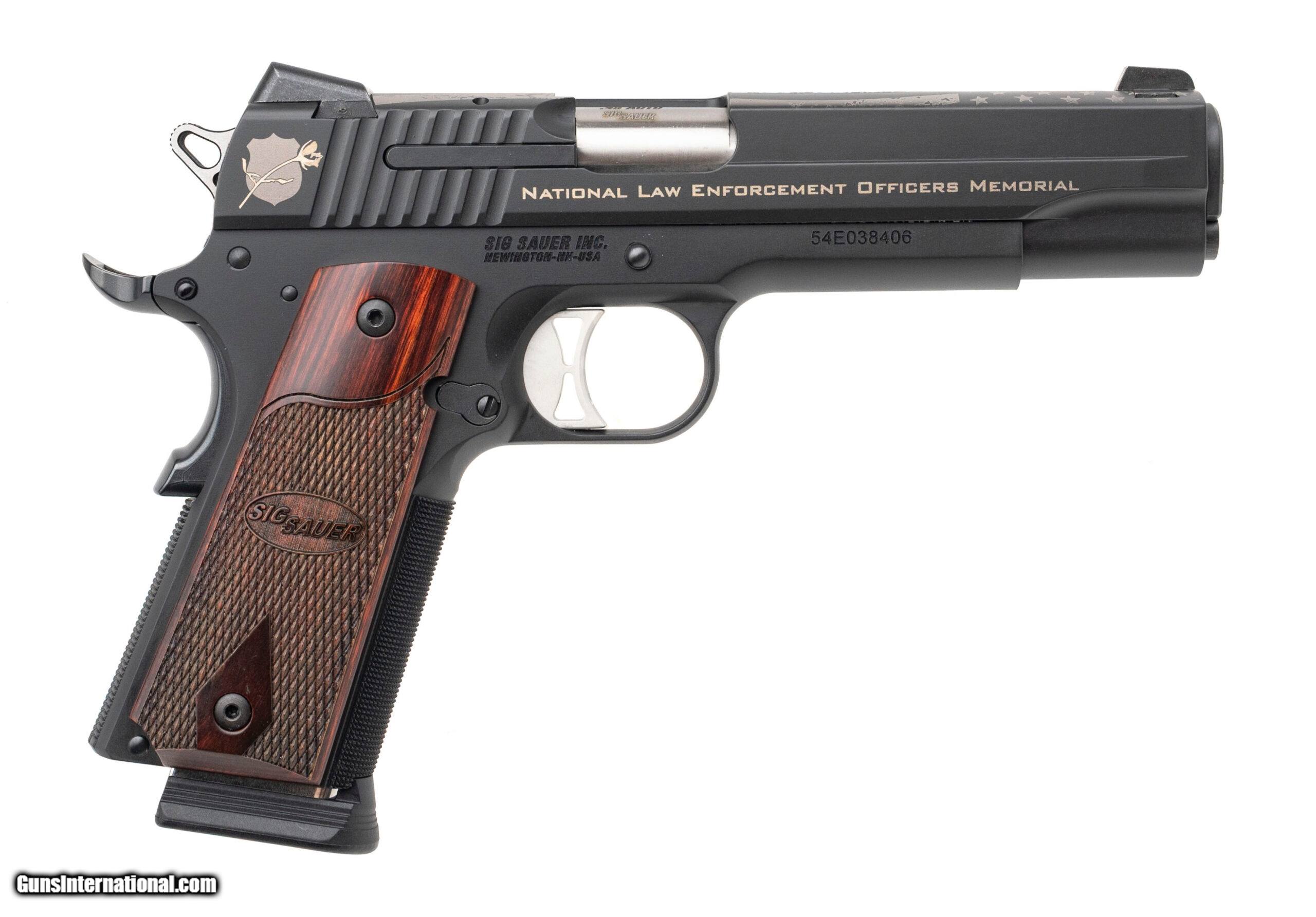 "Sig Sauer 1911 National Law Enforcement Officers Memorial