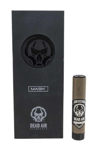 "(SN: MSK-350721) DEAD AIR MASK HD FDE SUPPRESSOR .22LR (L2026-00424) NEW"